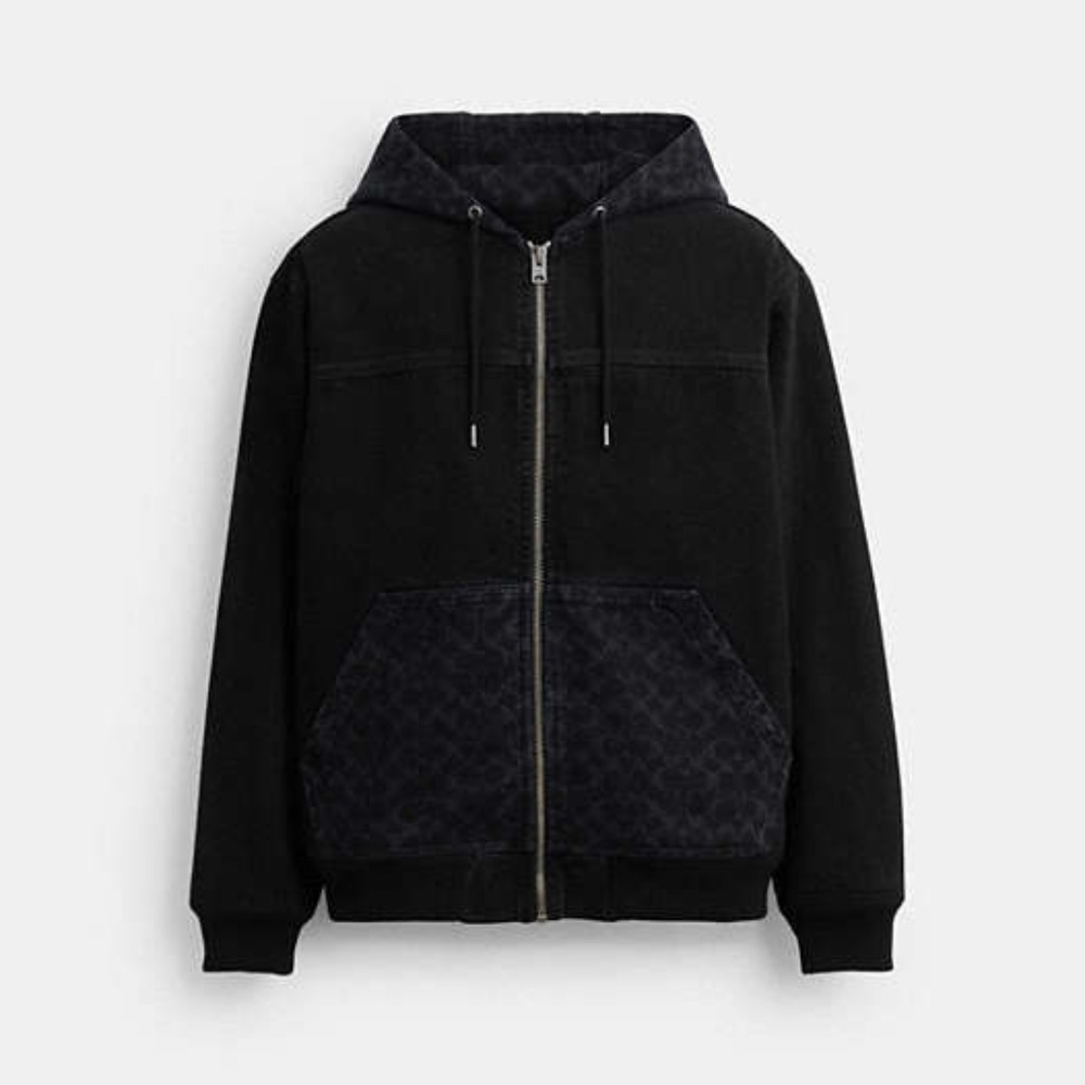 Signature Denim Zip Jacket